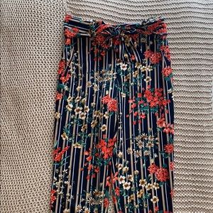 Zara Floral Trousers